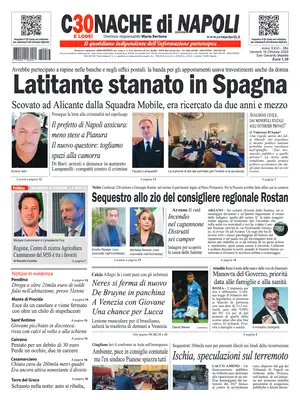 Prima Pagina "Cronache di Napoli"