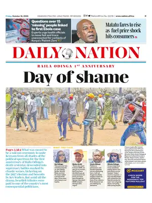 Prima Pagina "Daily Nation"