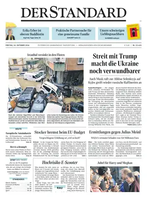 Prima Pagina "Der Standard"