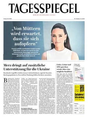 Prima Pagina "Der Tagesspiegel"
