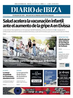 Prima Pagina "Diario de Ibiza"