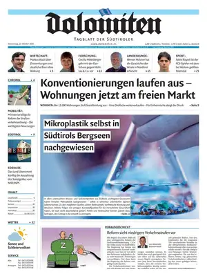 Prima Pagina "Dolomiten"