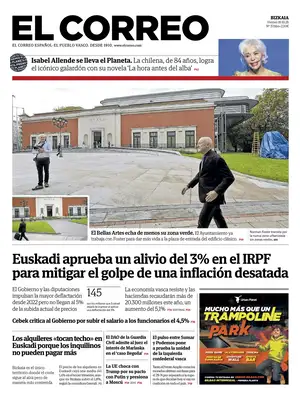 Prima Pagina "El Correo"