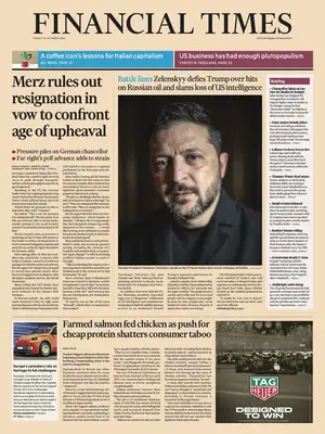 Prima Pagina "Financial Times"