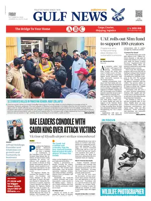 Prima Pagina "Gulf News"