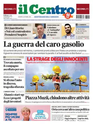 Prima Pagina "Il Centro | Pescara"