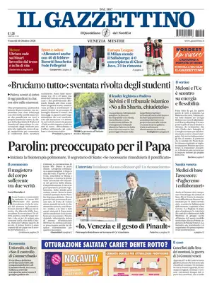 Prima Pagina "Il Gazzettino"