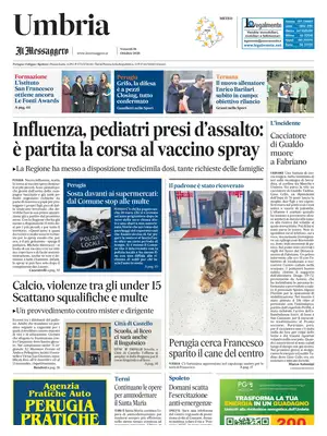 Prima Pagina "Il Messaggero | Umbria"