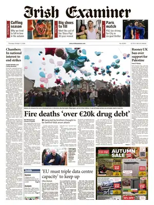 Prima Pagina "Irish Examiner"