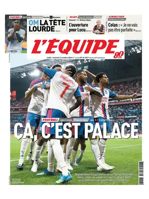 Prima Pagina "L'Equipe"