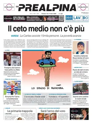 Prima Pagina "La Prealpina"