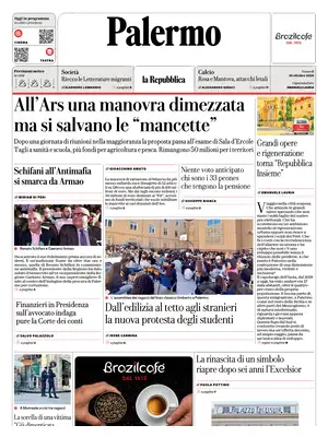 Prima Pagina "La Repubblica | Palermo"