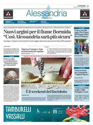 Prima Pagina "La Stampa | Alessandria"