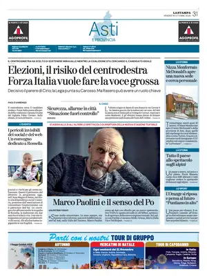 Prima Pagina "La Stampa | Asti"