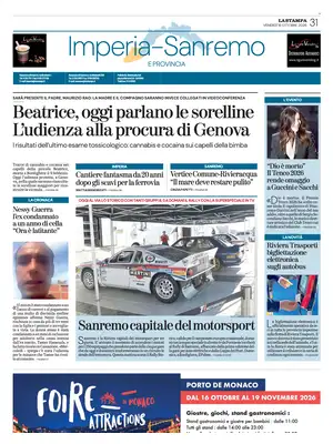 Prima Pagina "La Stampa | Imperia e Sanremo"