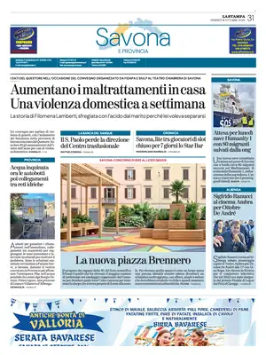 Prima Pagina "La Stampa | Savona"