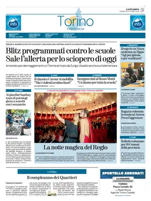 Prima Pagina "La Stampa | Torino"