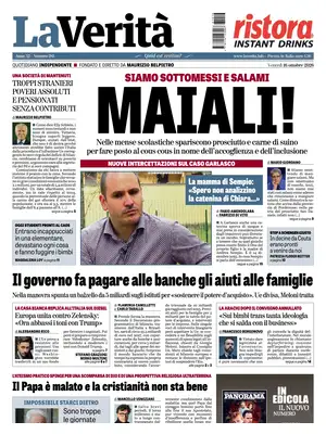 Prima Pagina "La Verità"
