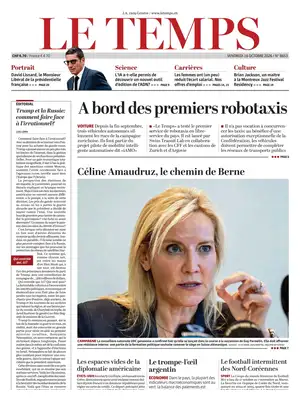 Prima Pagina "Le Temps"