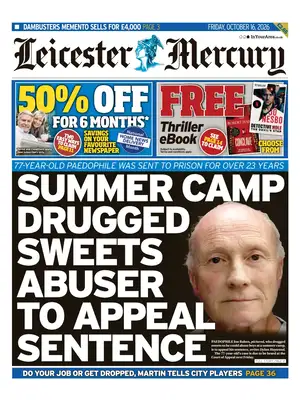 Prima Pagina "Leicester Mercury"