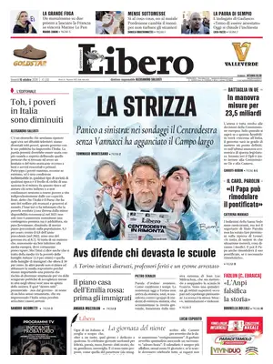 Prima Pagina "Libero"