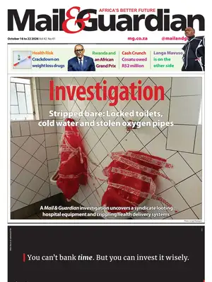 Prima Pagina "Mail & Guardian"