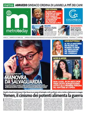 Prima Pagina "Metro Today"