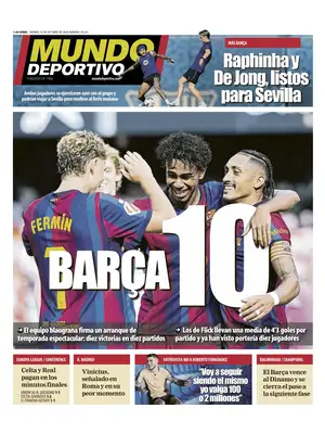 Prima Pagina "Mundo Deportivo"