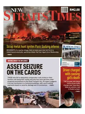 Prima Pagina "New Straits Times"