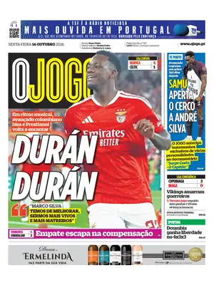 Prima Pagina "O Jogo"
