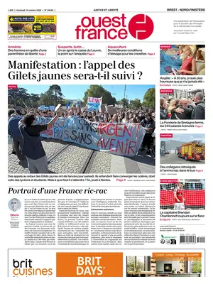 Prima Pagina "Ouest France"