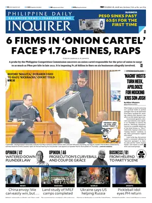 Prima Pagina "Philippine Daily Inquirer"