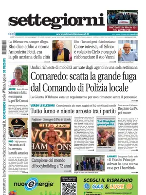 Prima Pagina "Settegiorni | Rho"