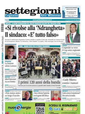 Prima Pagina "Settegiorni | Legnano Alto Milanese"