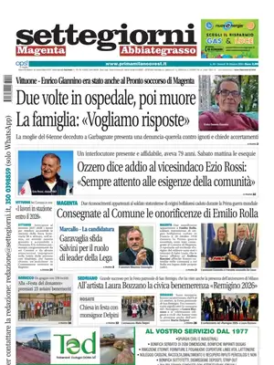 Prima Pagina "Settegiorni | Magenta Abbiategrasso"