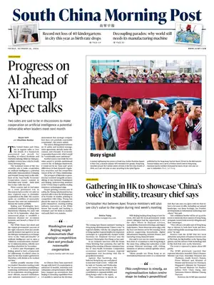 Prima Pagina "South China Morning Post"