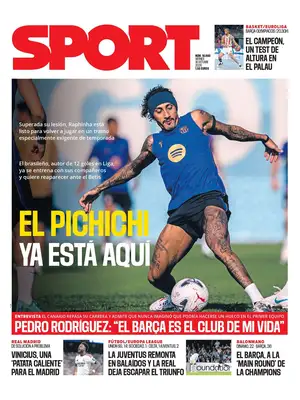 Prima Pagina "SPORT (Barcelona)"
