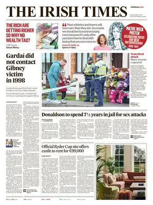 Prima Pagina "The Irish Times"