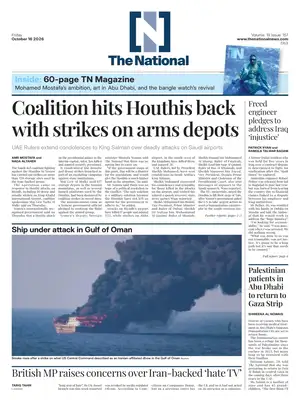 Prima Pagina "The National (Abu Dhabi)"
