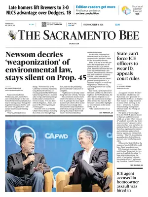 Prima Pagina "The Sacramento Bee"