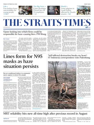 Prima Pagina "The Straits Times"
