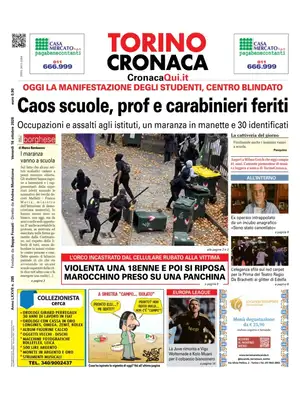 Prima Pagina "Torino Cronaca"