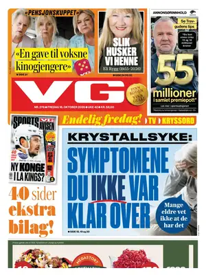 Prima Pagina "Verdens Gang | VG"