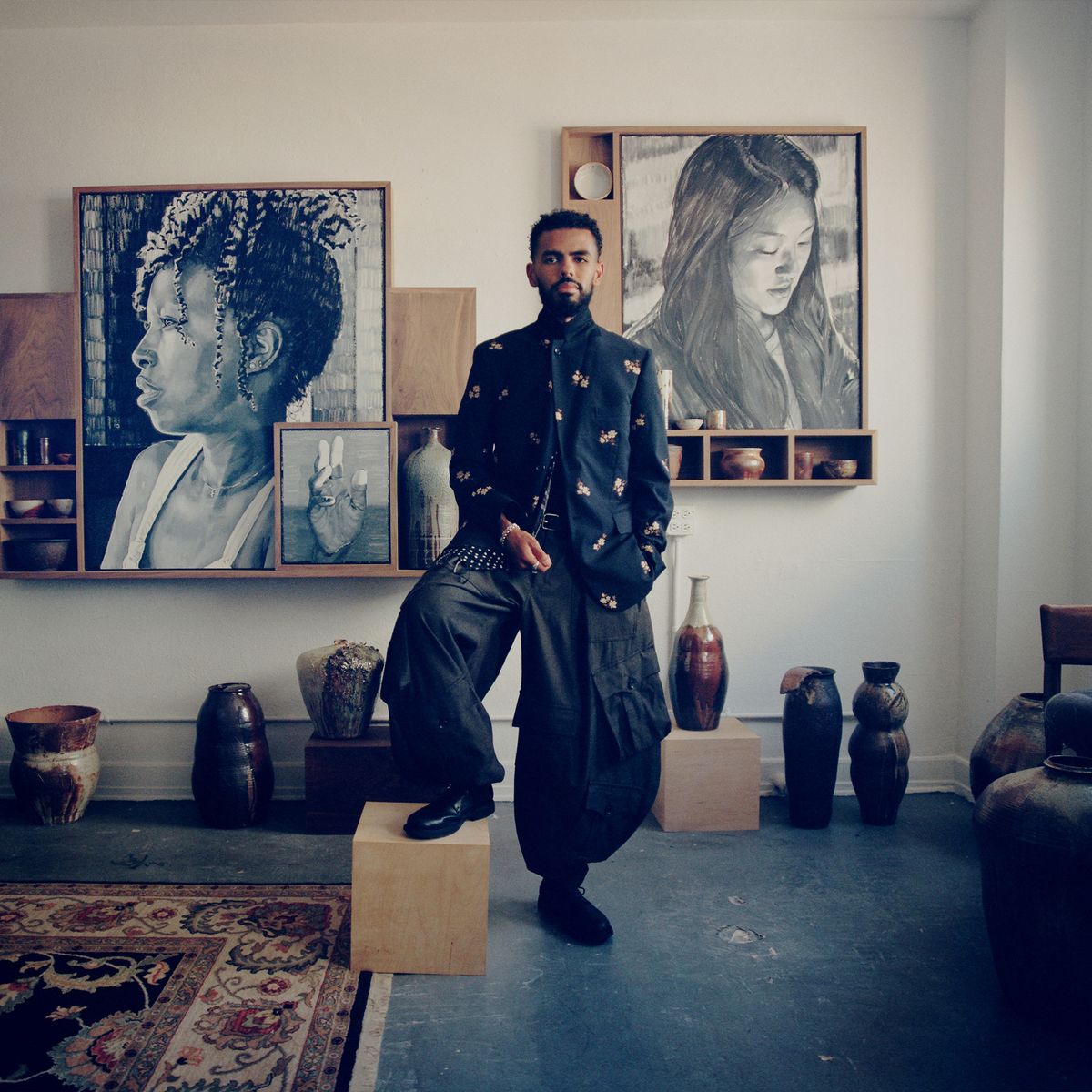 ‘Let me hold you for a second.’ Kohshin Finley’s altars to L.A. artists