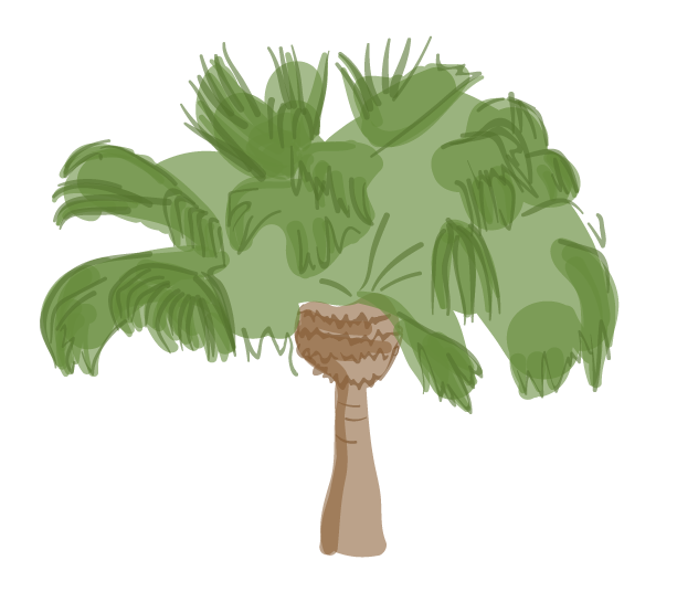 La Me Palm Trees Dying Skyline Los Angeles - Los Angeles Times Mirror